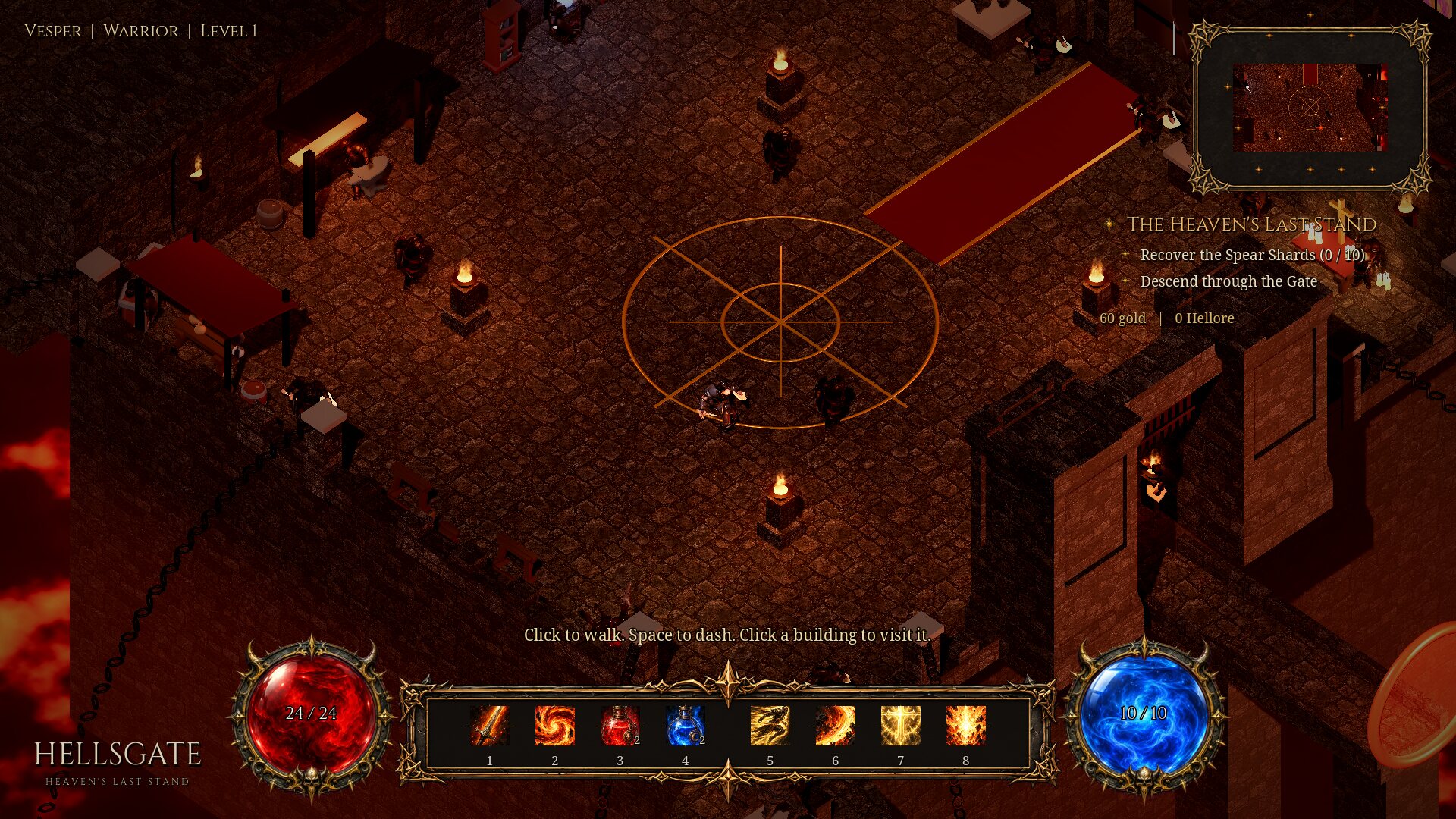 The fortress plaza of Hellsgate