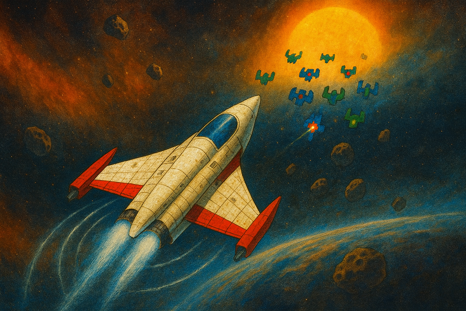 Starfighter Aegis splash art