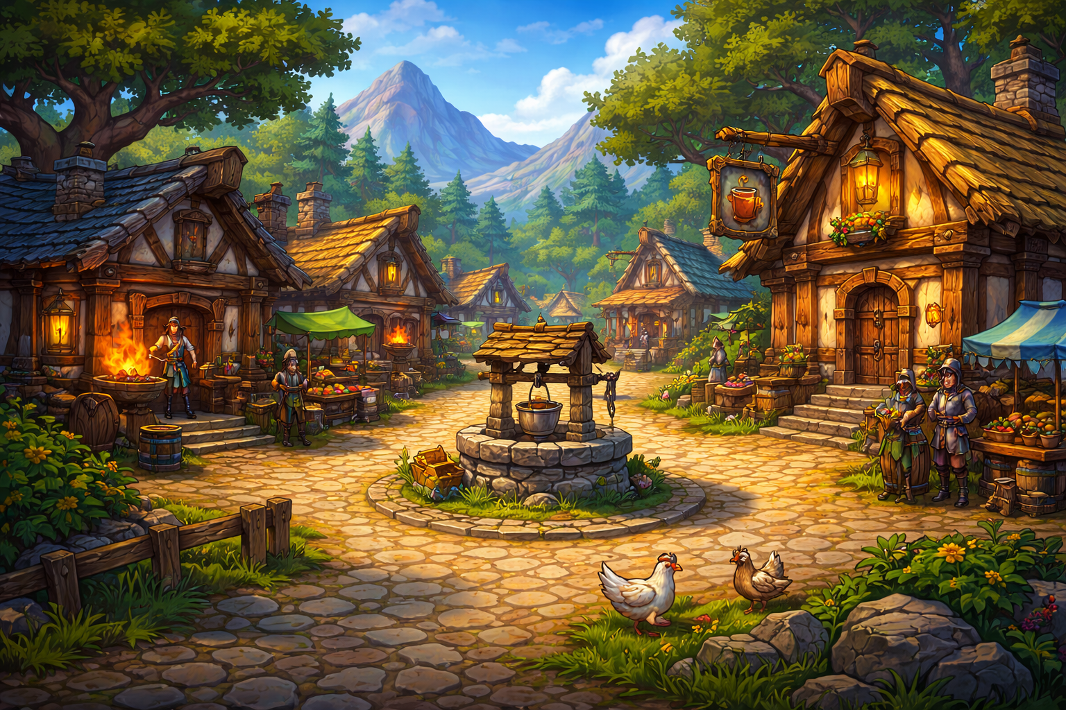 Gatewatch town artwork