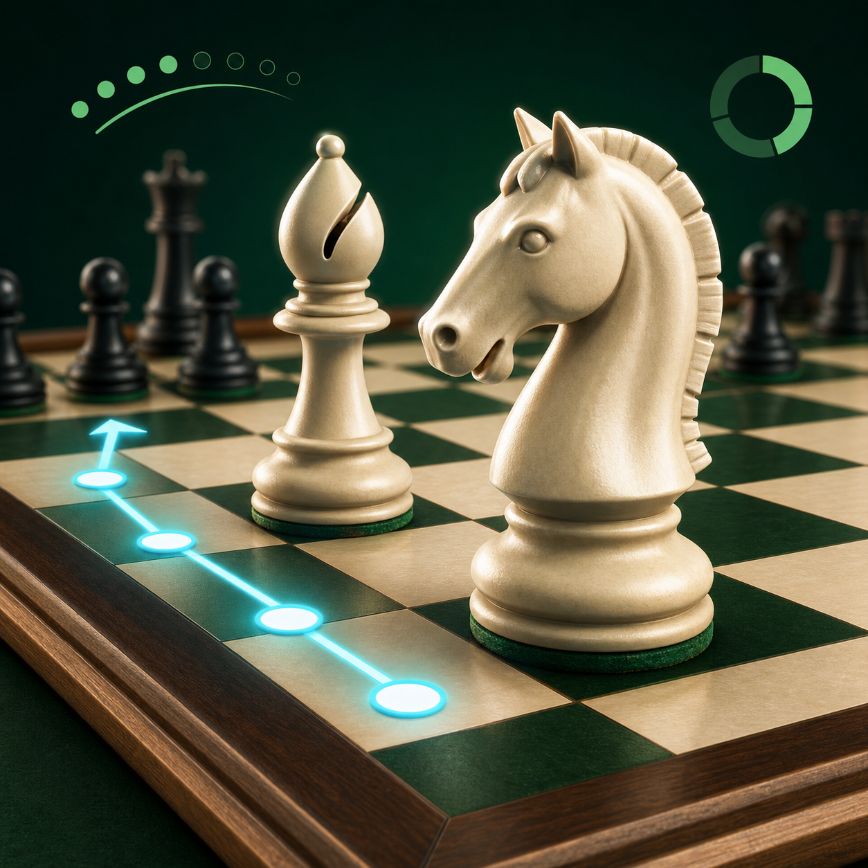 Chess opening training board