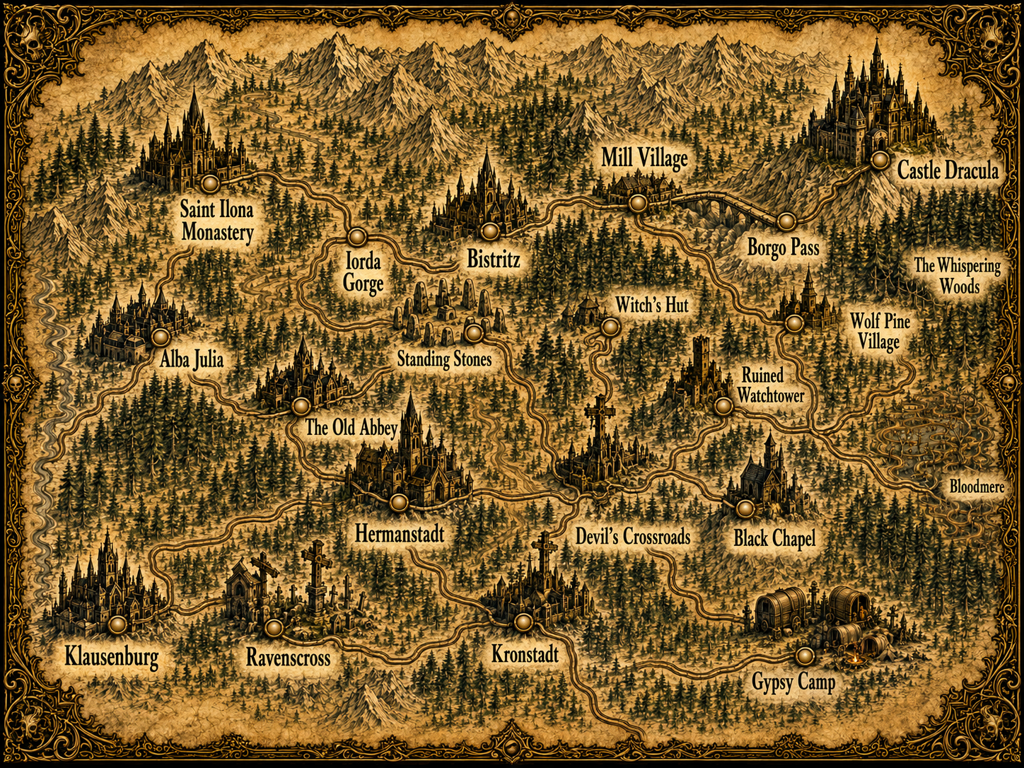 Transylvania hunt board