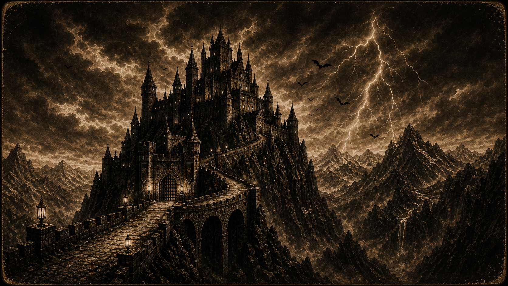 Castle Dracula illustration
